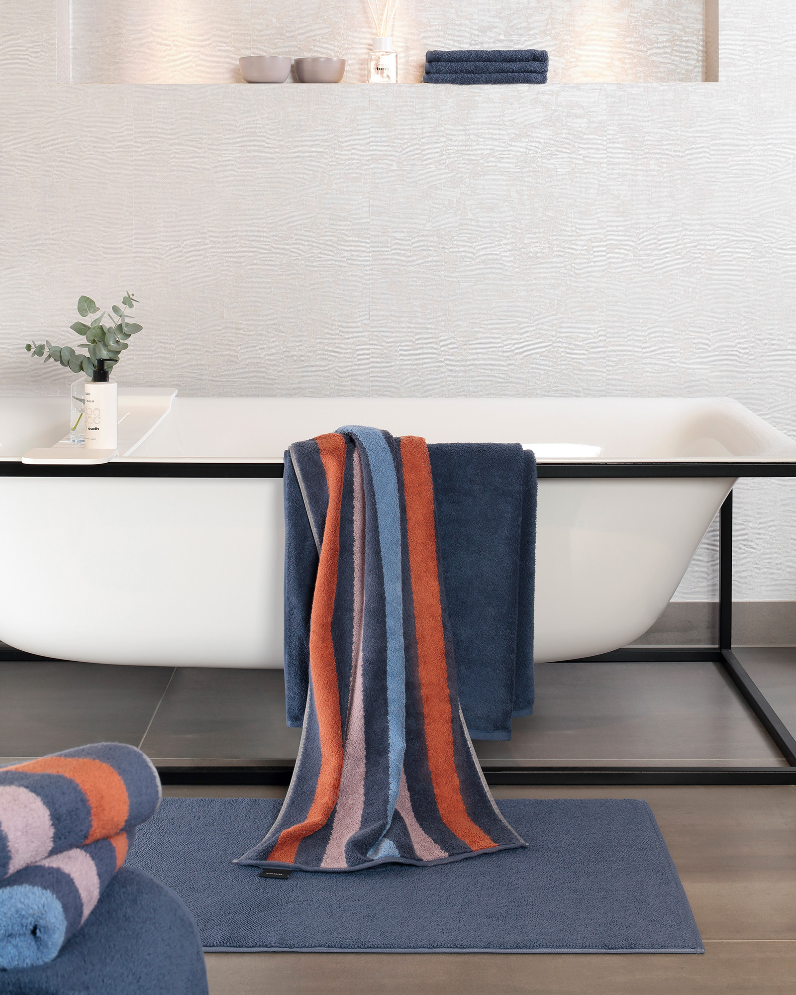 Cawö Heritage Stripes 4011 - Farbe: field - 44 Duschtuch 80x150 cm Detailbild 2 Cawö Heritage Stripes 4011 - Farbe: field - 44 Duschtuch 80x150 cm Detailbild 2