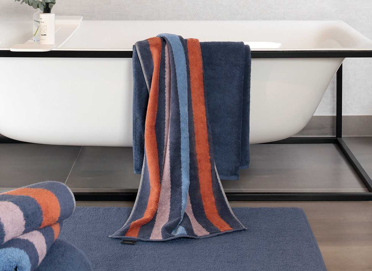 Cawö Heritage Stripes 4011 - Farbe: nachtblau - 11 Detailbild 1 Cawö Heritage Stripes 4011 - Farbe: nachtblau - 11 Detailbild 1