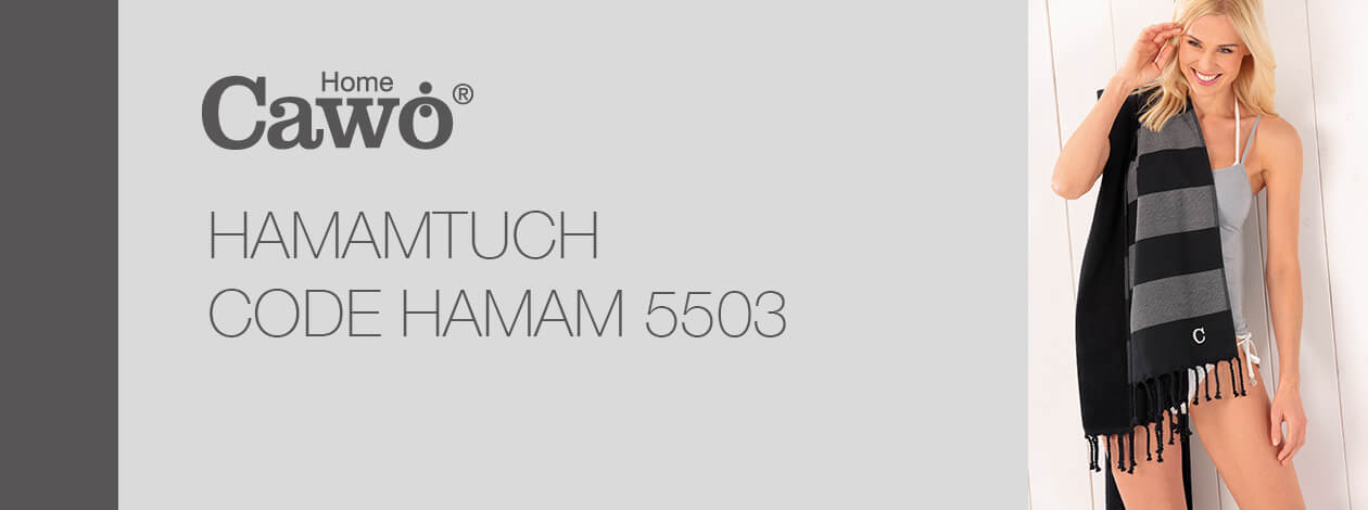 Cawö - Badetuch Code Hamam Blockstreifen 5503 - 90x180 cm - Farbe: lemon - 75 Detailbild 2 Cawö - Badetuch Code Hamam Blockstreifen 5503 - 90x180 cm - Farbe: lemon - 75 Detailbild 2