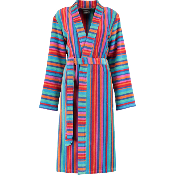 Cawo Damen Bademantel Kimono Art 1228 Farbe Multicolor 12 Bunt Meinefarbe Cawo