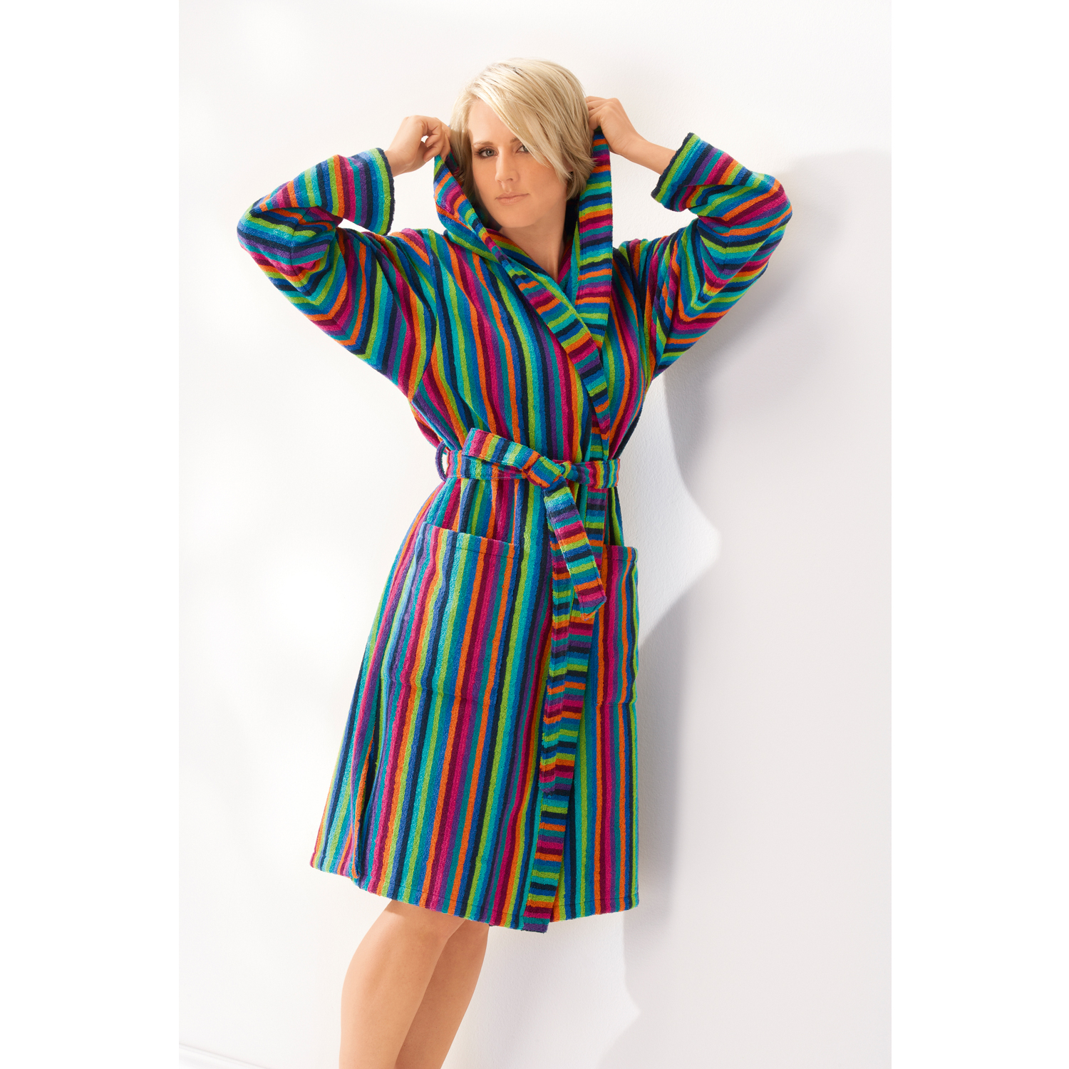 bademantel damen frottee cawö