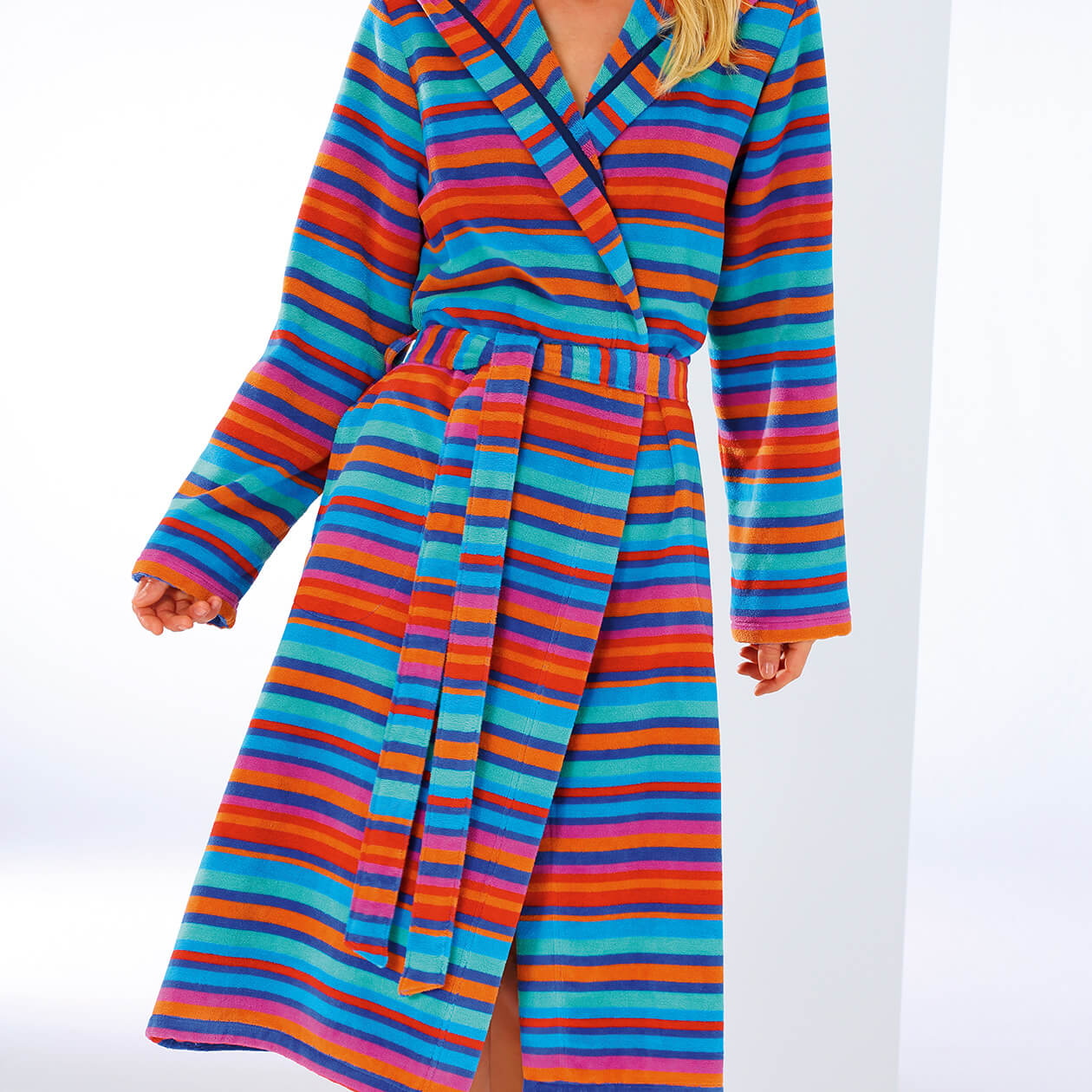 Cawö Damen Bademantel Kimono Art 1228 - Farbe: multicolor - 12 S Detailbild 3 Cawö Damen Bademantel Kimono Art 1228 - Farbe: multicolor - 12 S Detailbild 3