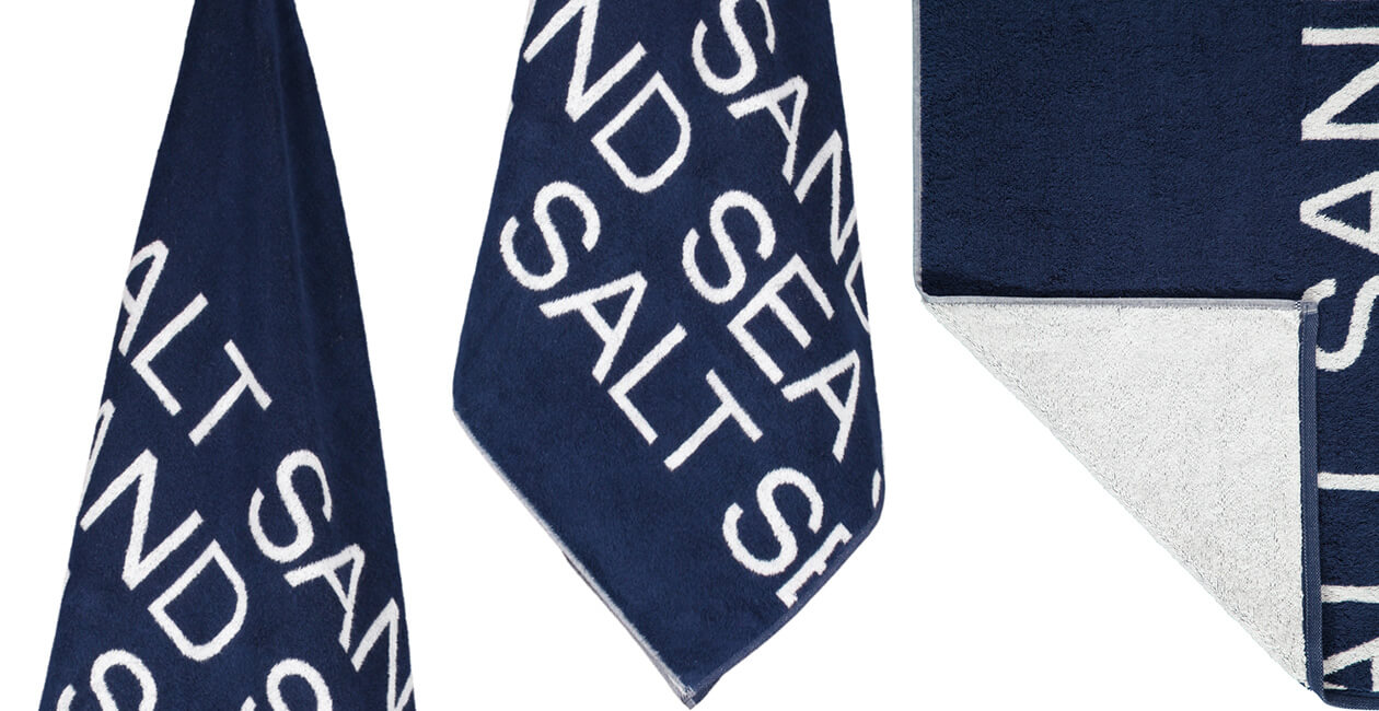 Cawö Saunatuch Sea Salt Sand Typo 442 - 80x180 cm - Farbe: navy-weiß - 16 Detailbild 2 Cawö Saunatuch Sea Salt Sand Typo 442 - 80x180 cm - Farbe: navy-weiß - 16 Detailbild 2