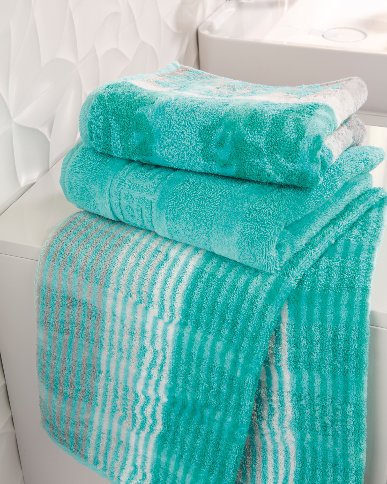 Cawö - Noblesse Cashmere Streifen 1056 - Farbe: sand - 33 Detailbild 2 Cawö - Noblesse Cashmere Streifen 1056 - Farbe: sand - 33 Detailbild 2