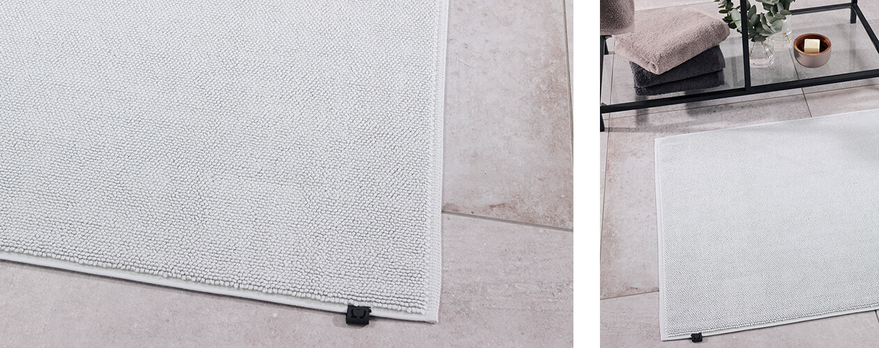 Cawö Home - Badteppich Loop 1007 - Farbe: platin - 705 60x60 cm Detailbild 1 Cawö Home - Badteppich Loop 1007 - Farbe: platin - 705 60x60 cm Detailbild 1