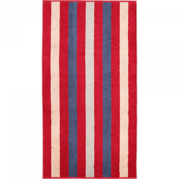 Cawö Heritage Stripes 4011 - Farbe: bordeaux - 22 Duschtuch 80x150 cm