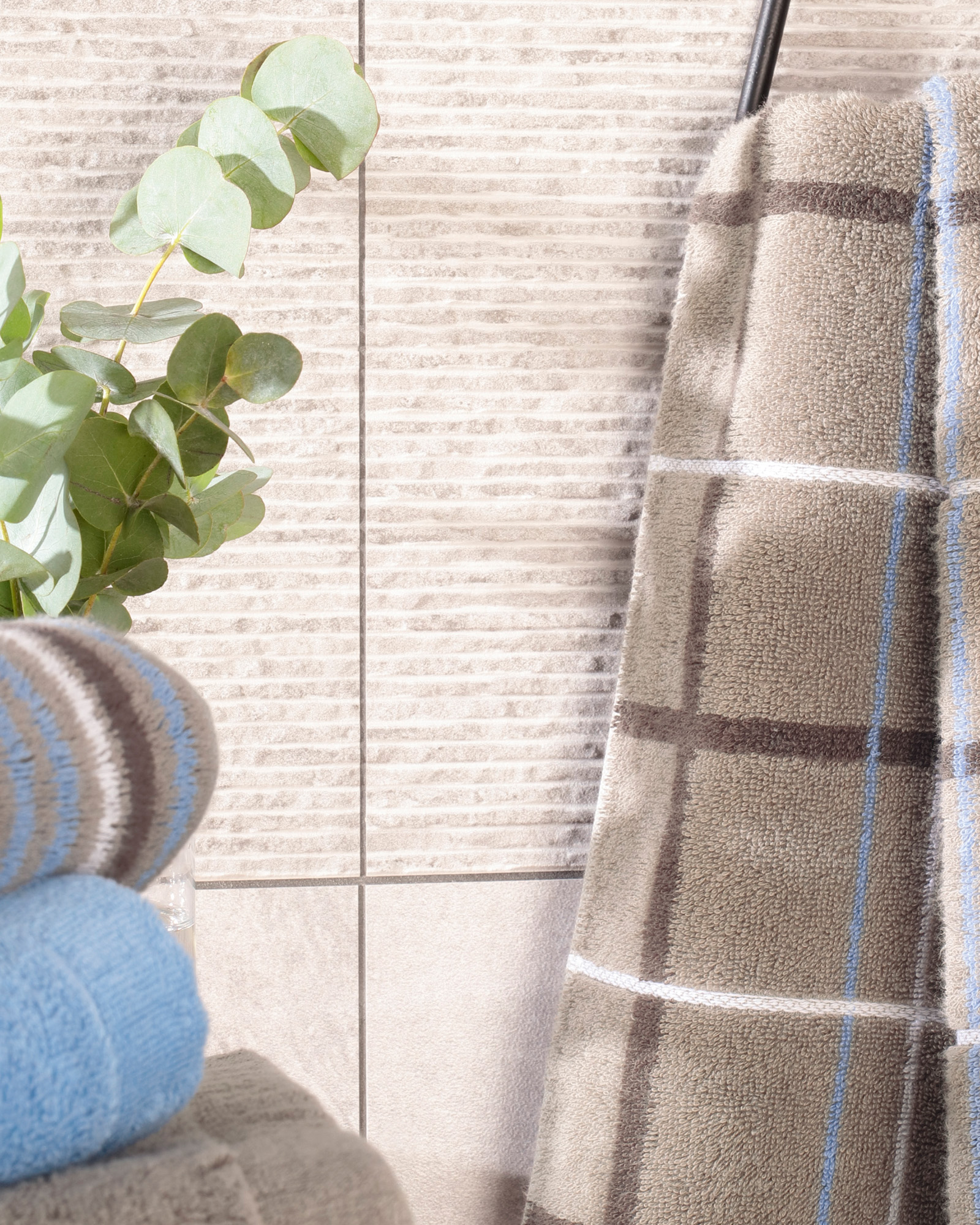 Cawö Handtücher Avenue Karo 339 - Farbe: graphit - 73 Saunatuch 70x180 cm Detailbild 3 Cawö Handtücher Avenue Karo 339 - Farbe: graphit - 73 Saunatuch 70x180 cm Detailbild 3