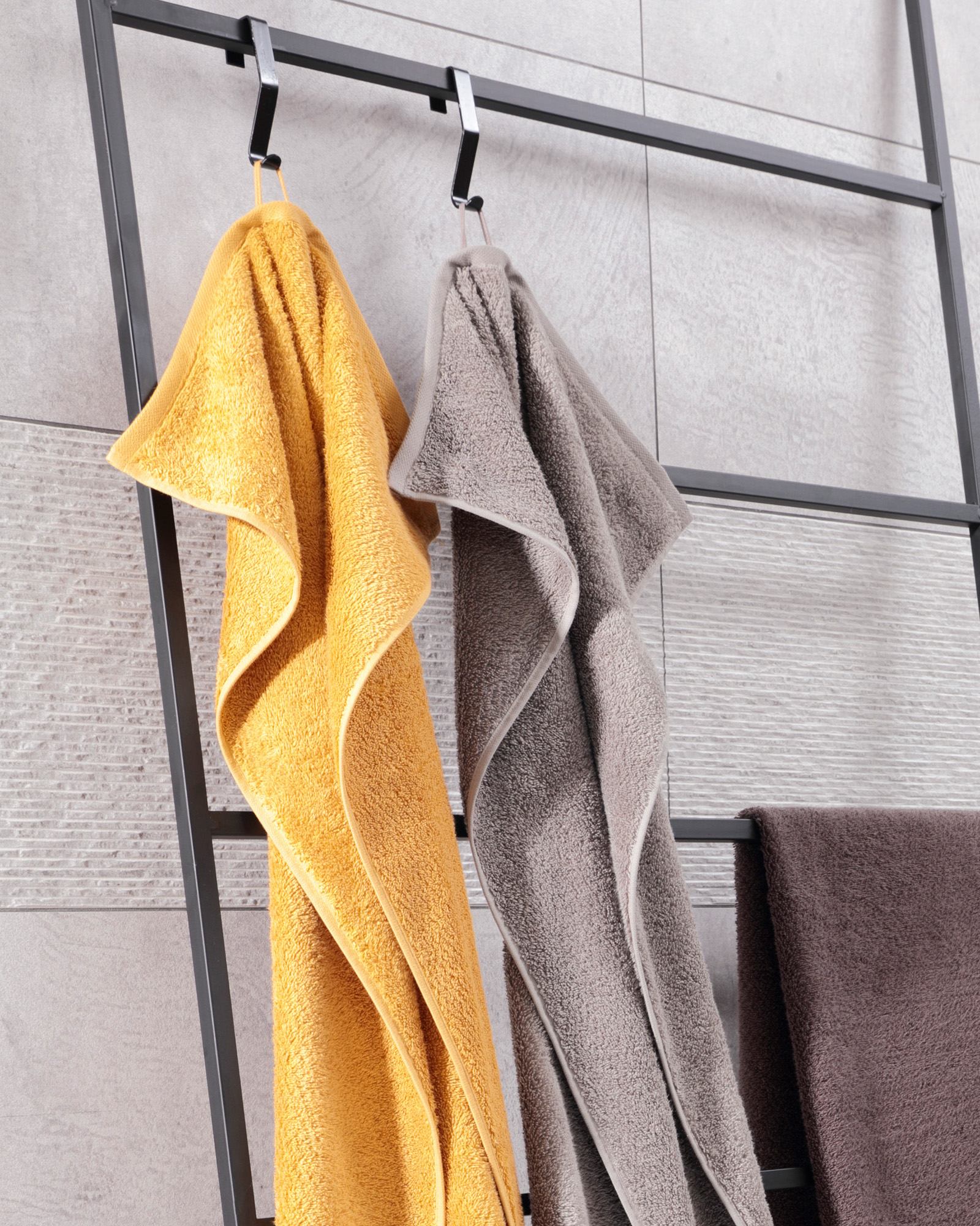 Cawö Heritage 4000 - Farbe: graphit - 779 Duschtuch 80x150 cm Detailbild 3 Cawö Heritage 4000 - Farbe: graphit - 779 Duschtuch 80x150 cm Detailbild 3